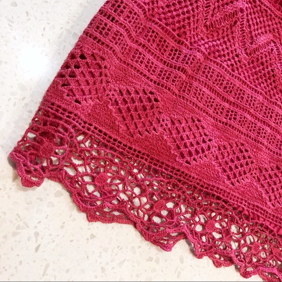 AEO Pink Lace Skirt 8 - Picture 2 of 5